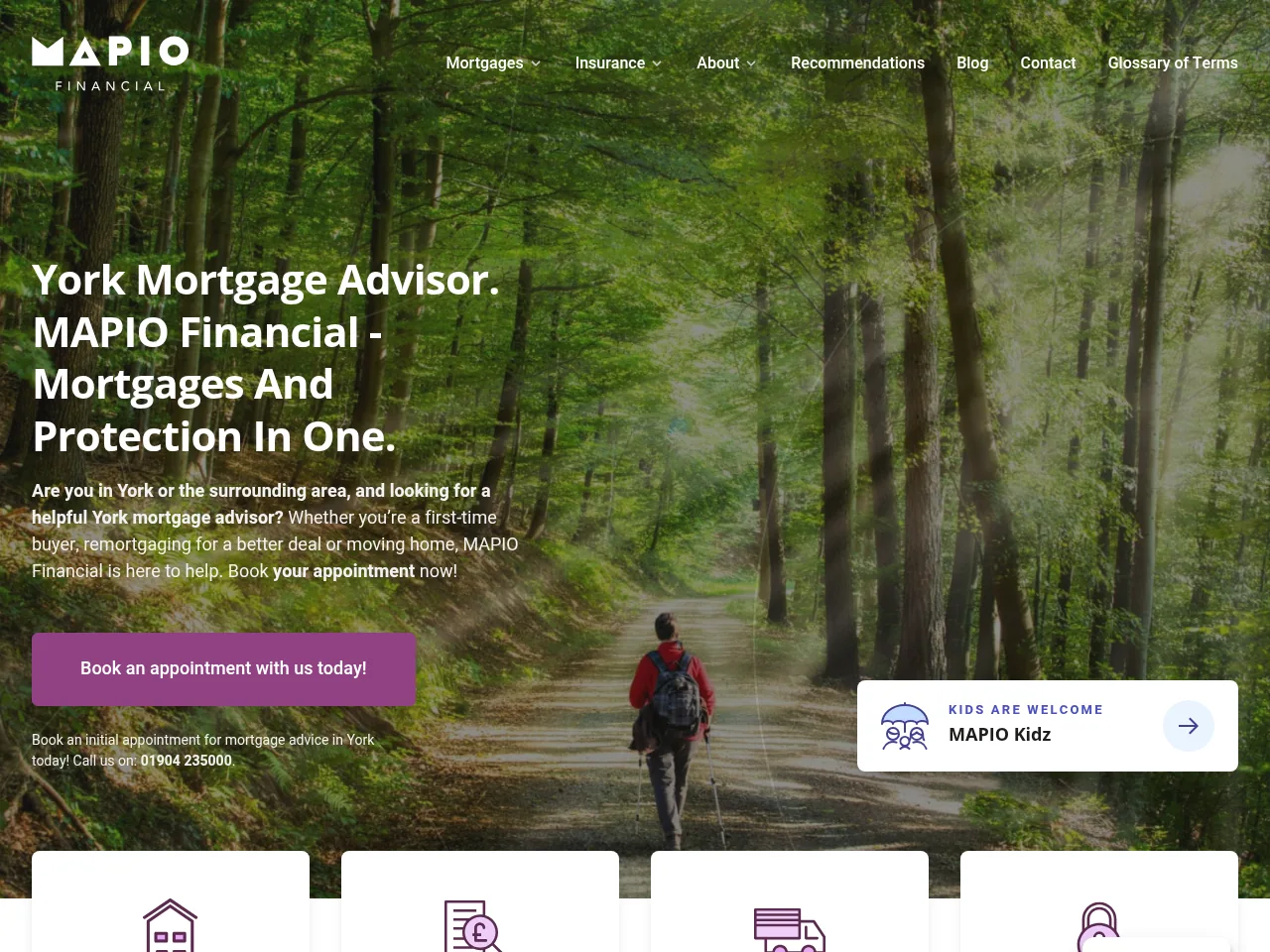 MAPIO Financial website preview