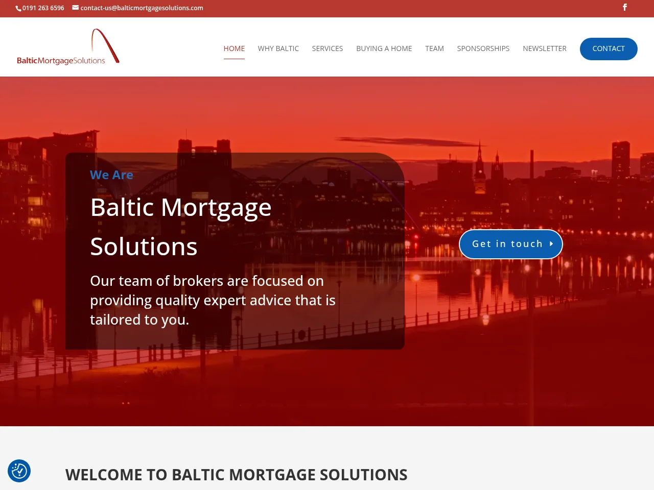 Baltic Mortgage Solutions website preview