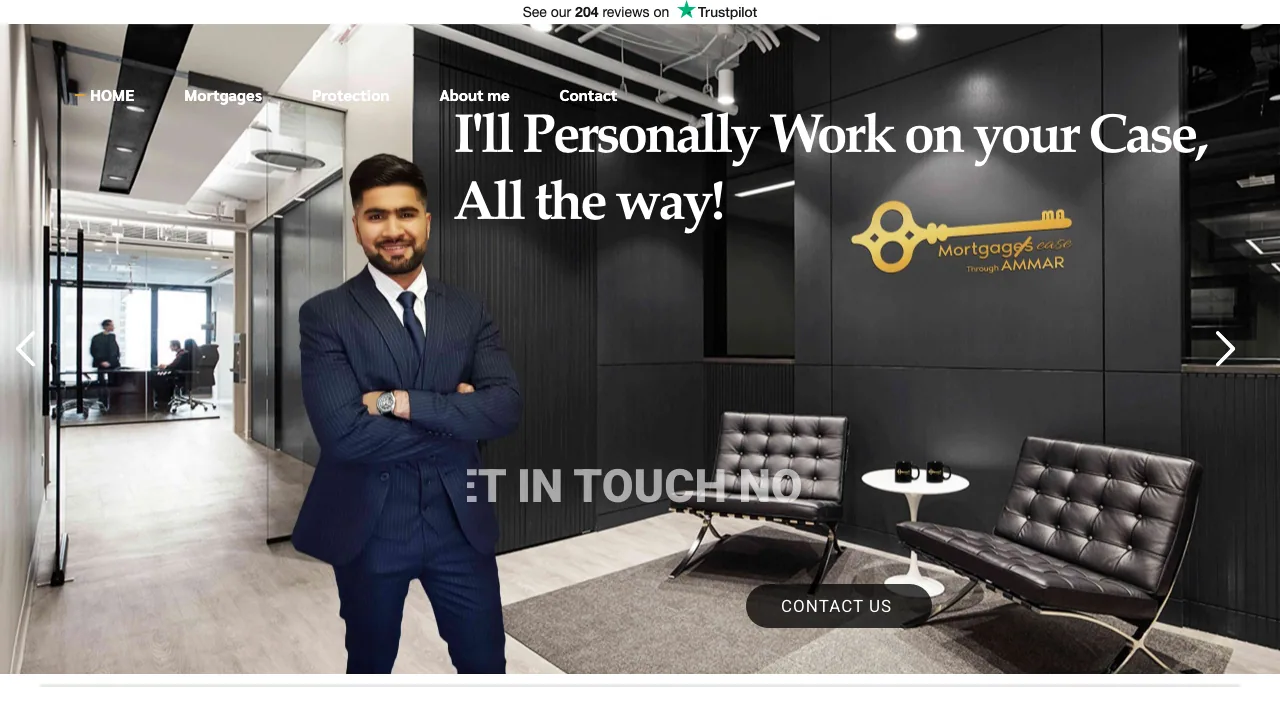 MortgagEASE through Ammar website preview