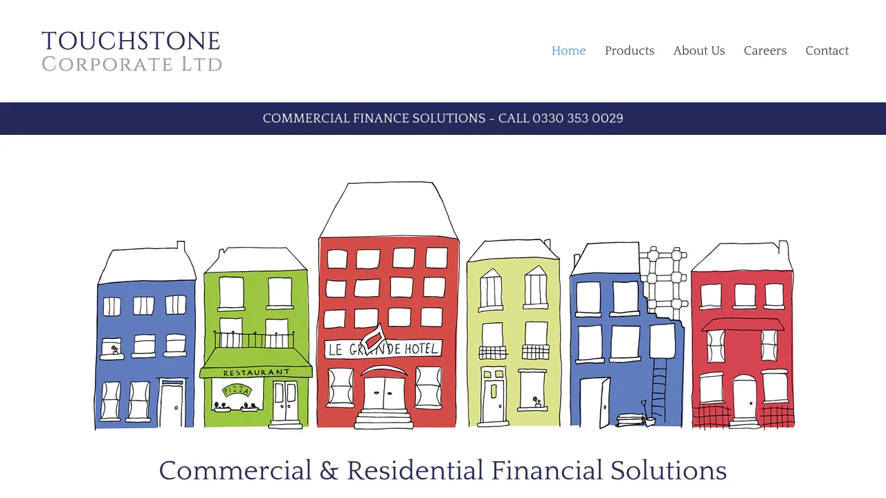 Touchstone Commercial Finance Brokers website preview