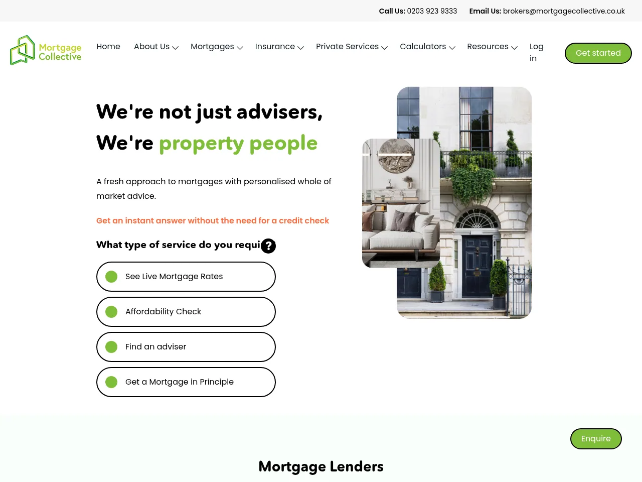 Mortgage Collective website preview