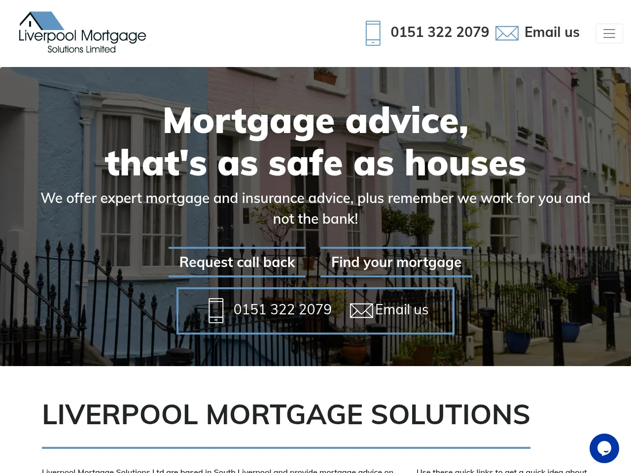 Liverpool Mortgage Solutions website preview