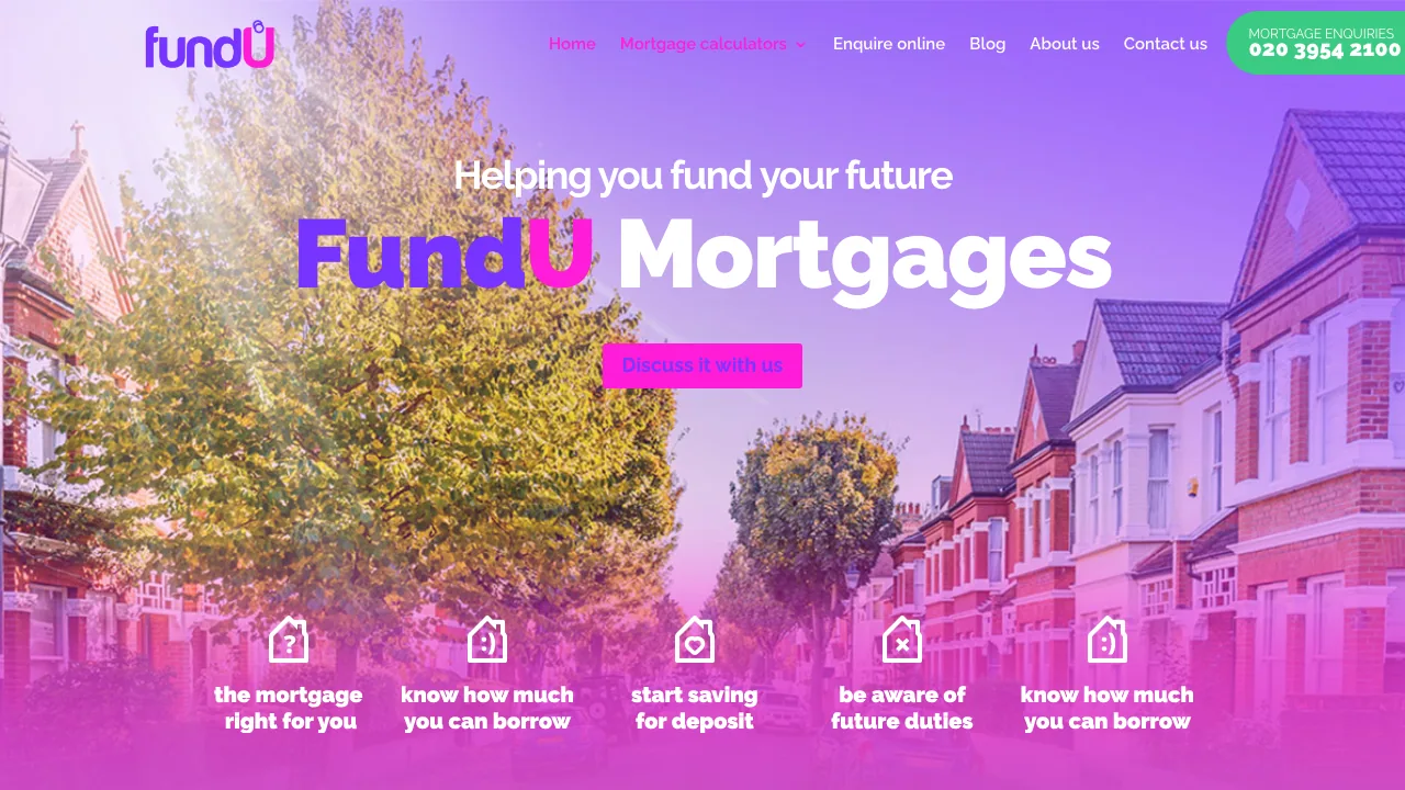 FundU Mortgages website preview
