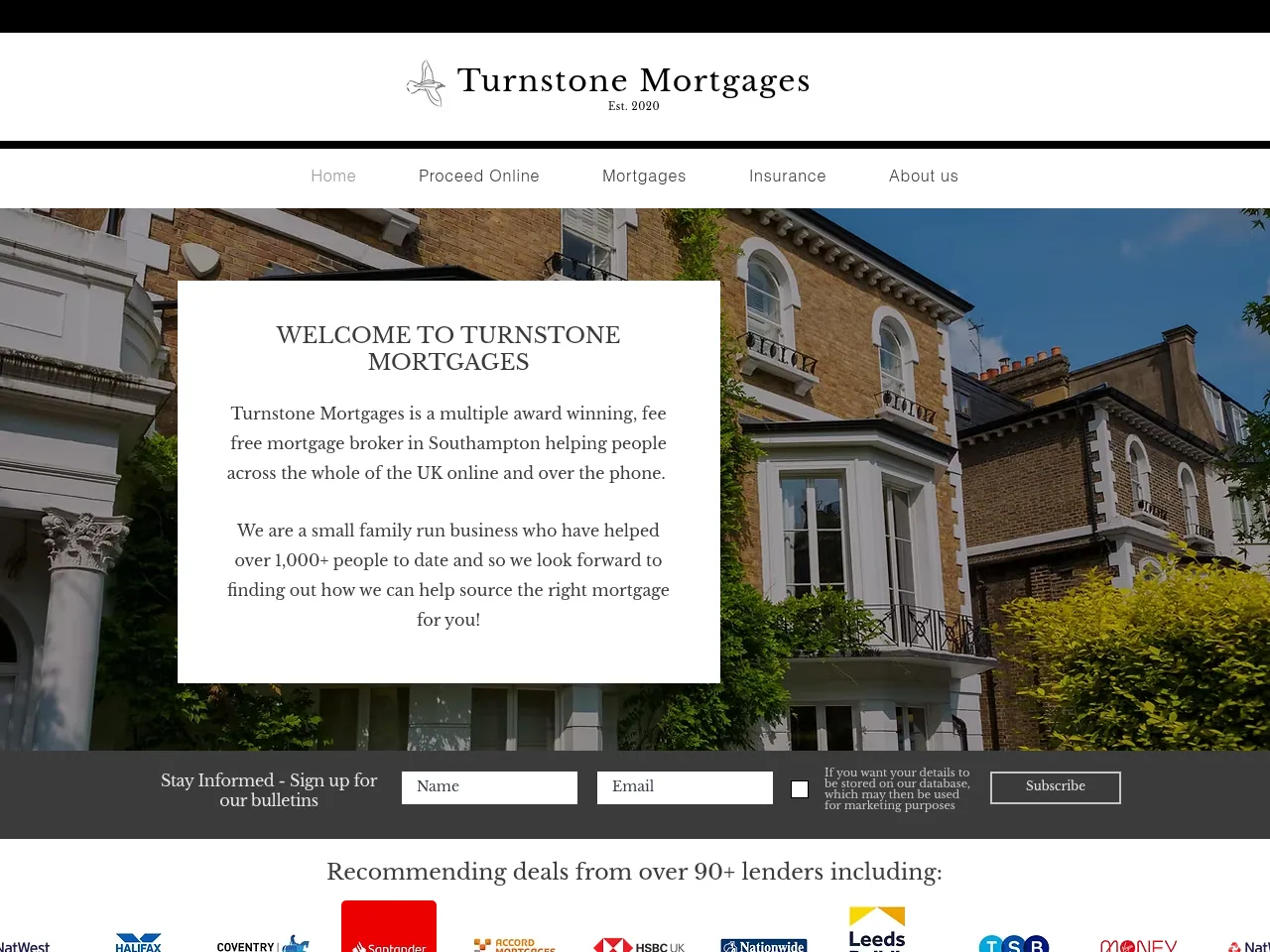 Turnstone Mortgages website preview