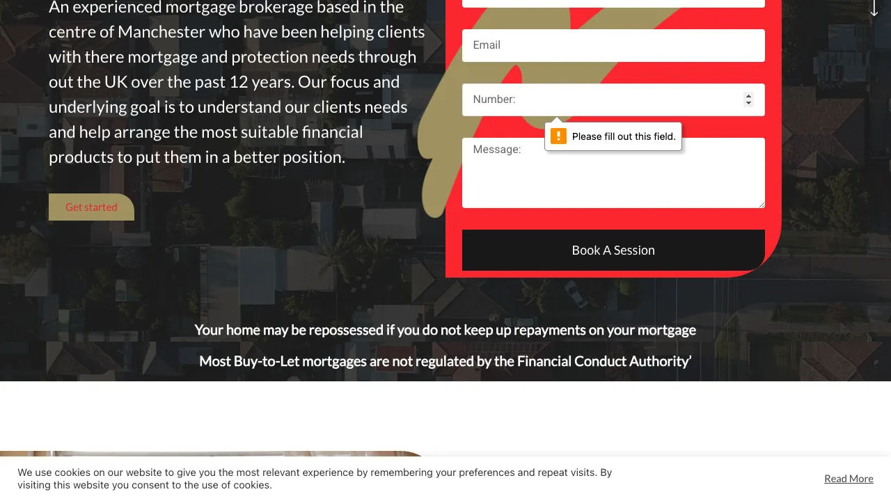 Red Sea Finance website preview