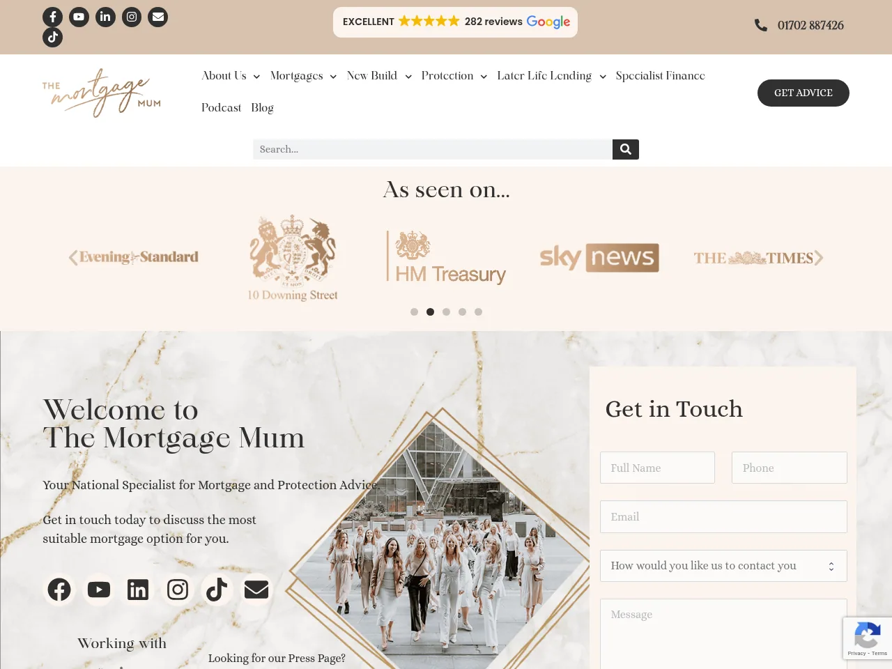 The Mortgage Mum website preview