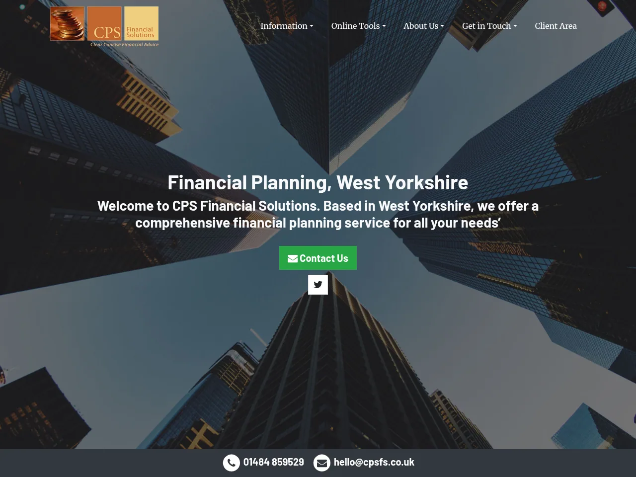 CPS Financial Solutions website preview