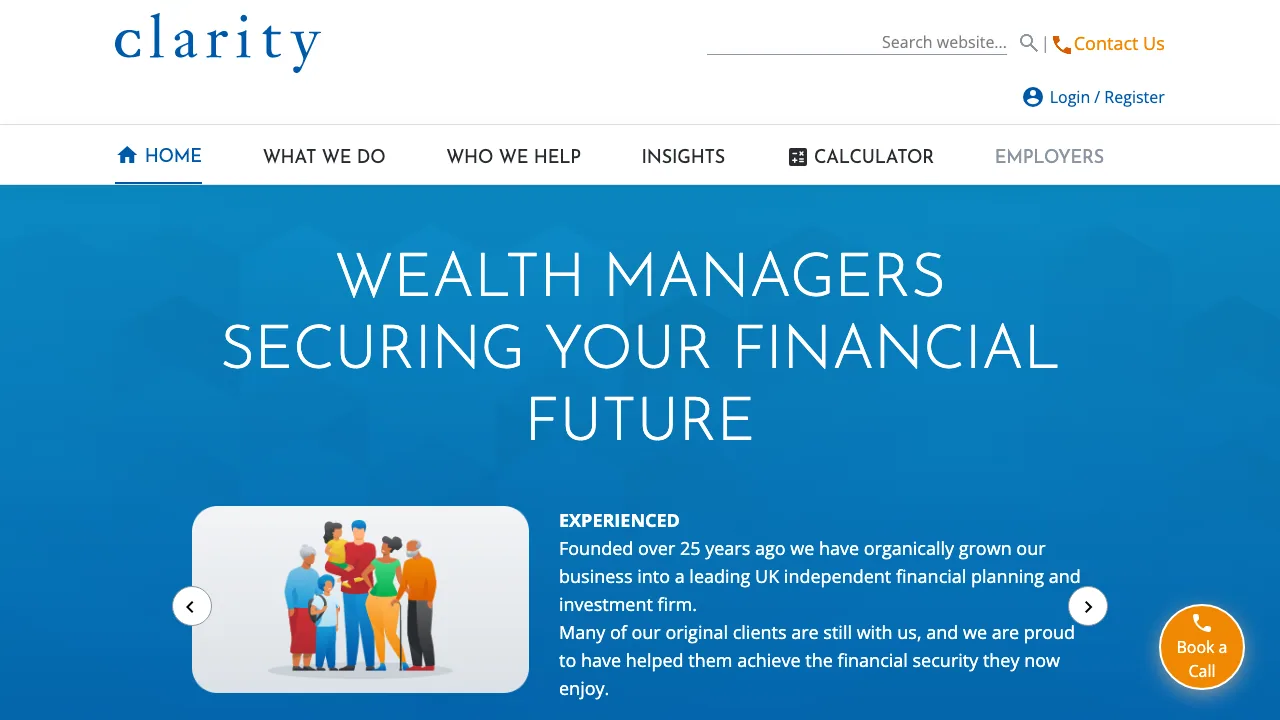 clarity website preview