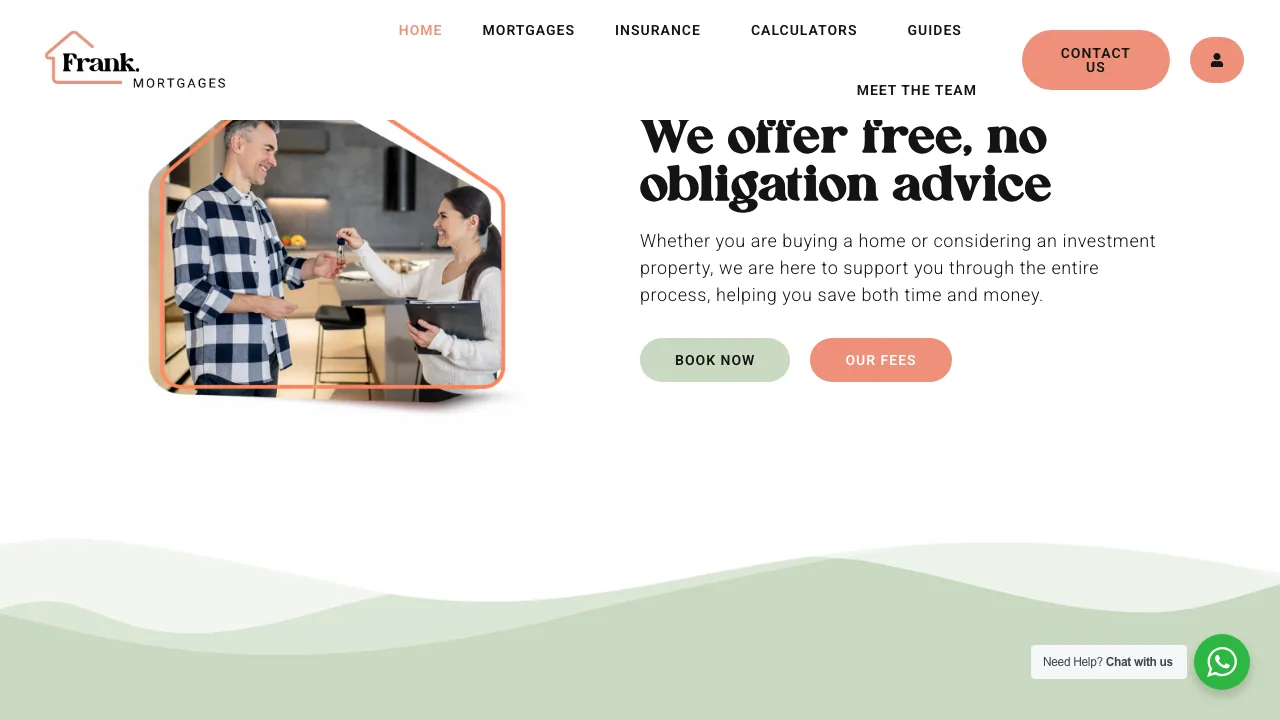 Frank Mortgage Solutions Ltd - Mortgage Advisors Stockport website preview