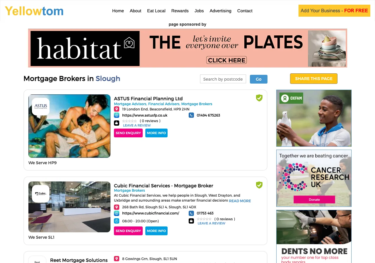 Serene Mortgages website preview