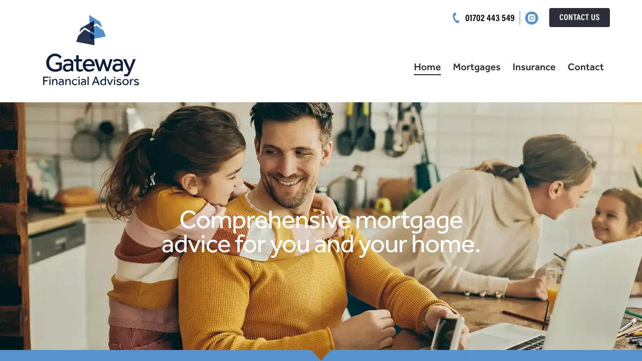 Gateway Financial Advisors website preview