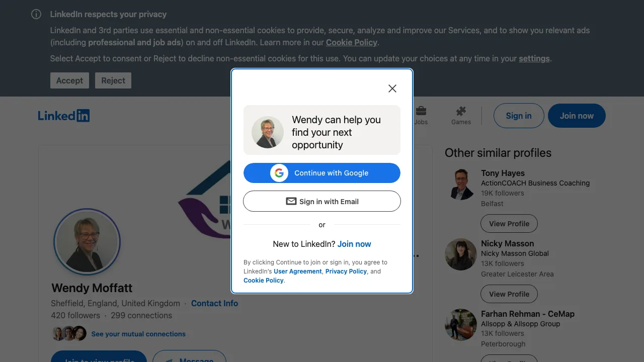 Wendy's Mortgage Guide website preview