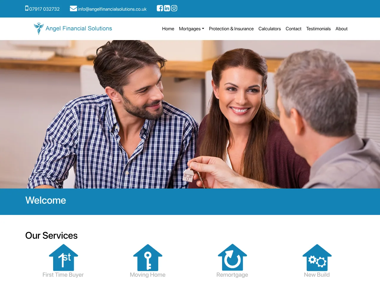 Legal Angel Financial Solutions website preview