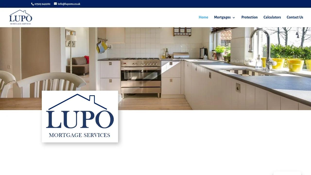 Lupo Mortgage Services website preview