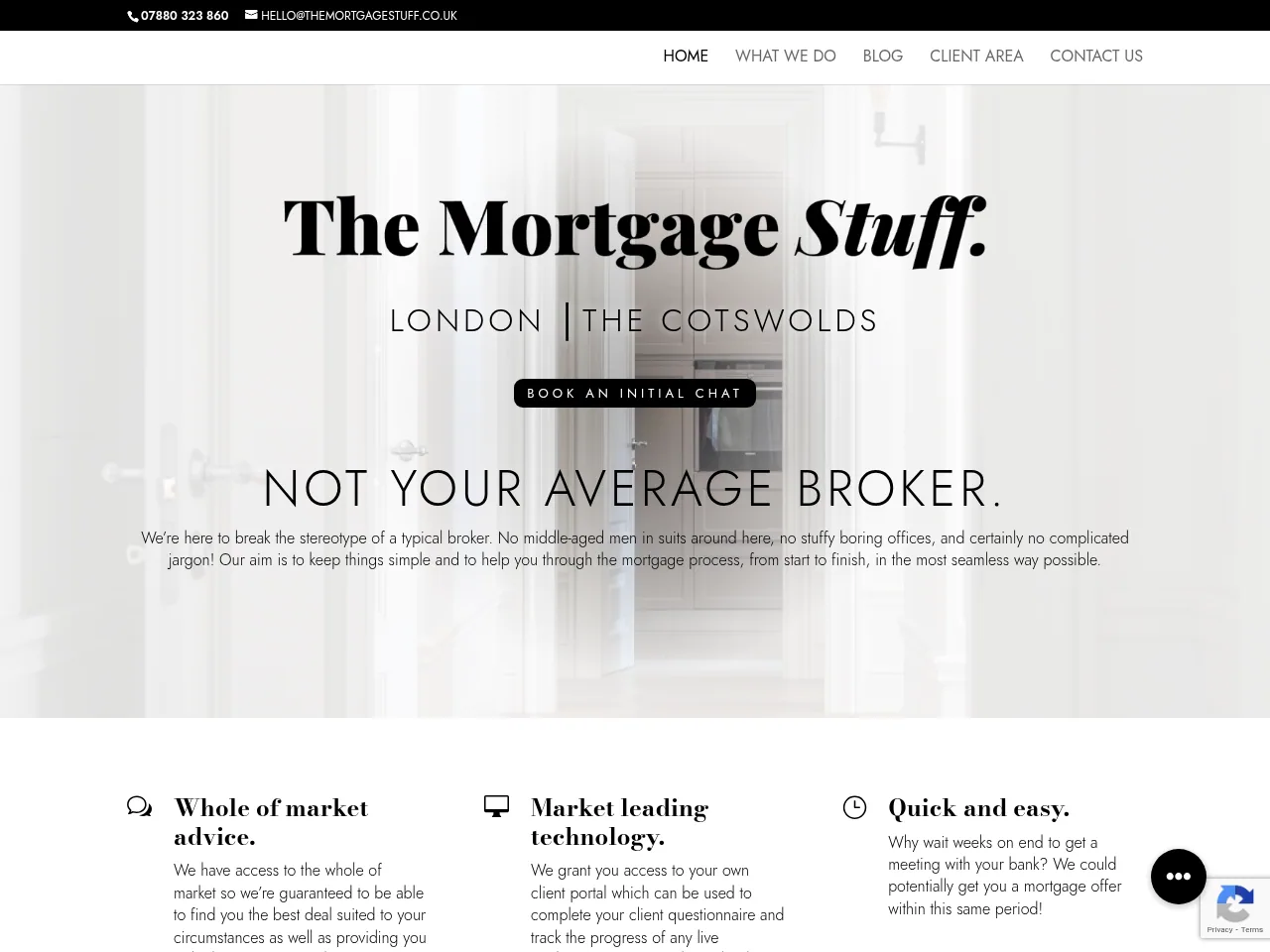 The Mortgage Stuff website preview