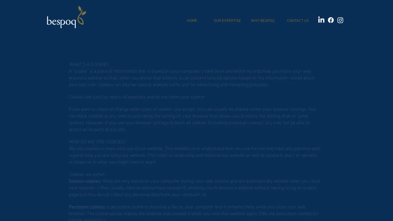 Bespoq Commercial Solutions Ltd website preview