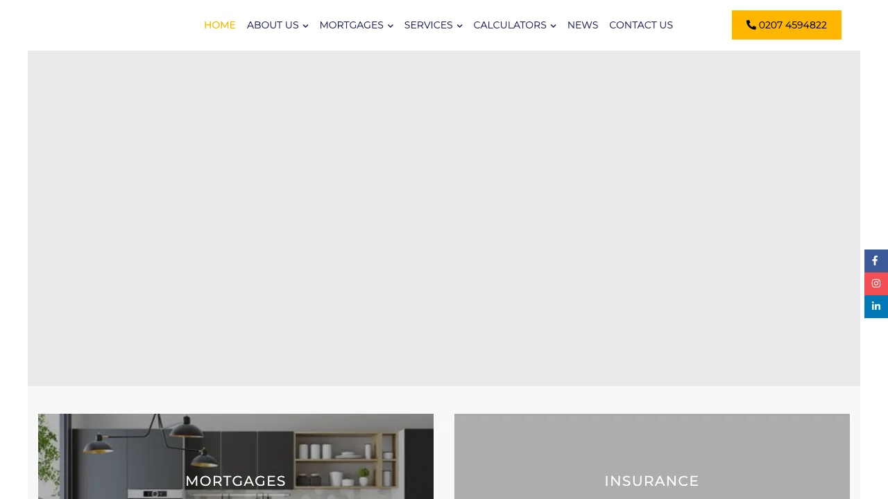 Intra Private Finance Ltd website preview