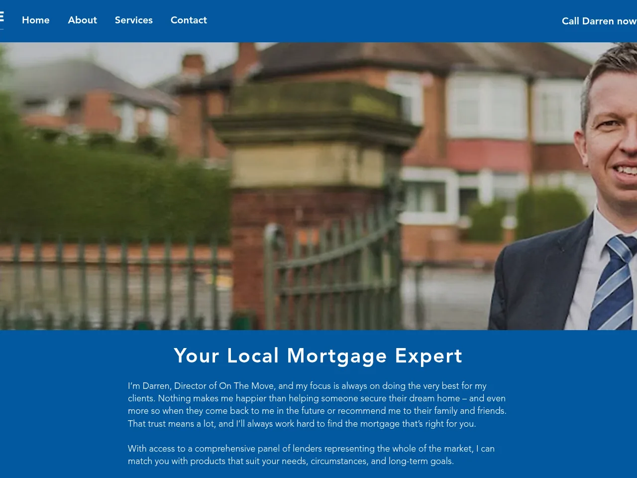 On The Move website preview