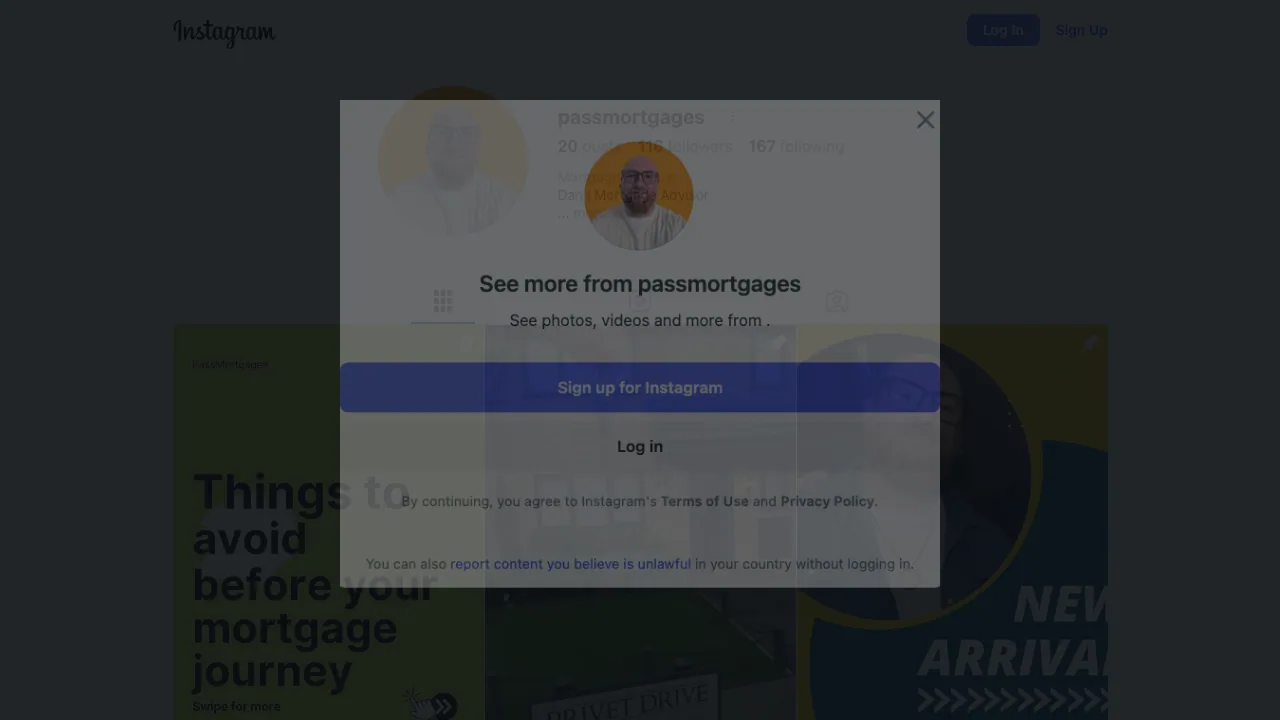 Dan Passmore Mortgage Advisor website preview