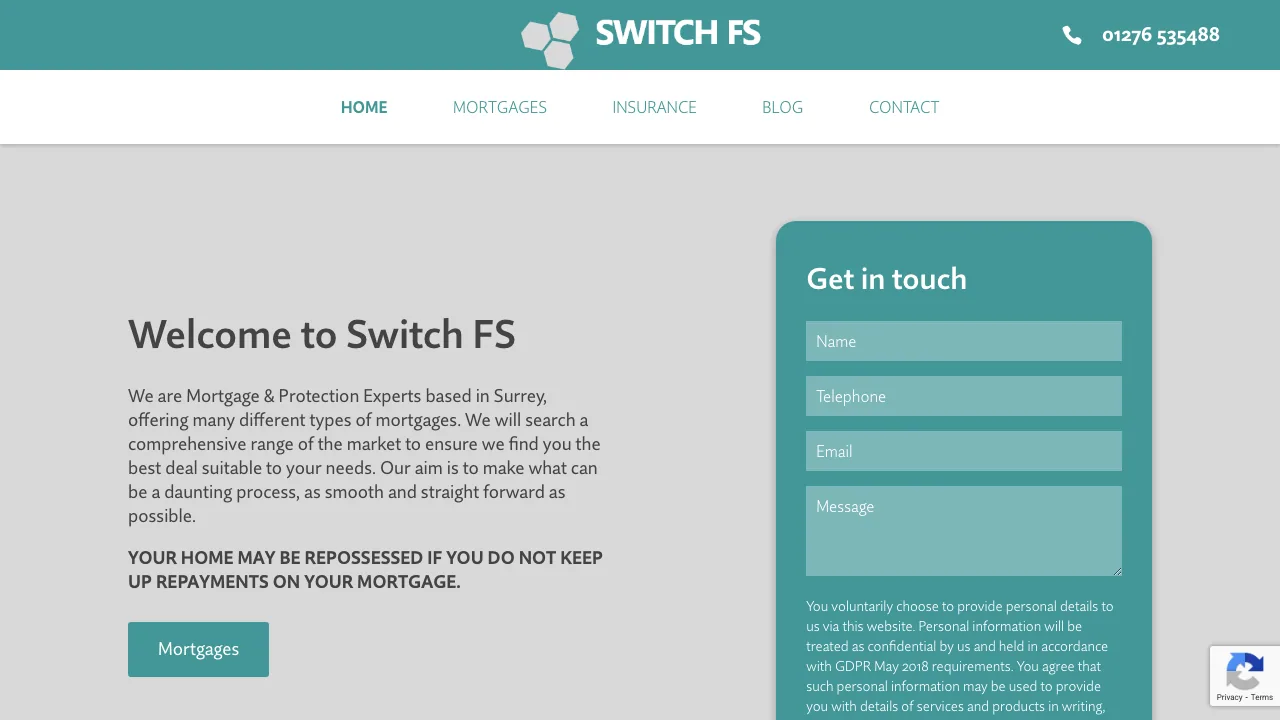 Switch FS website preview