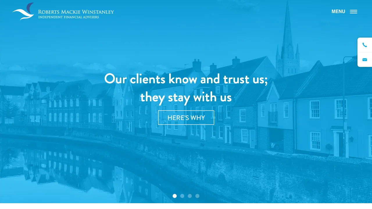 Roberts Mackie Winstanley website preview