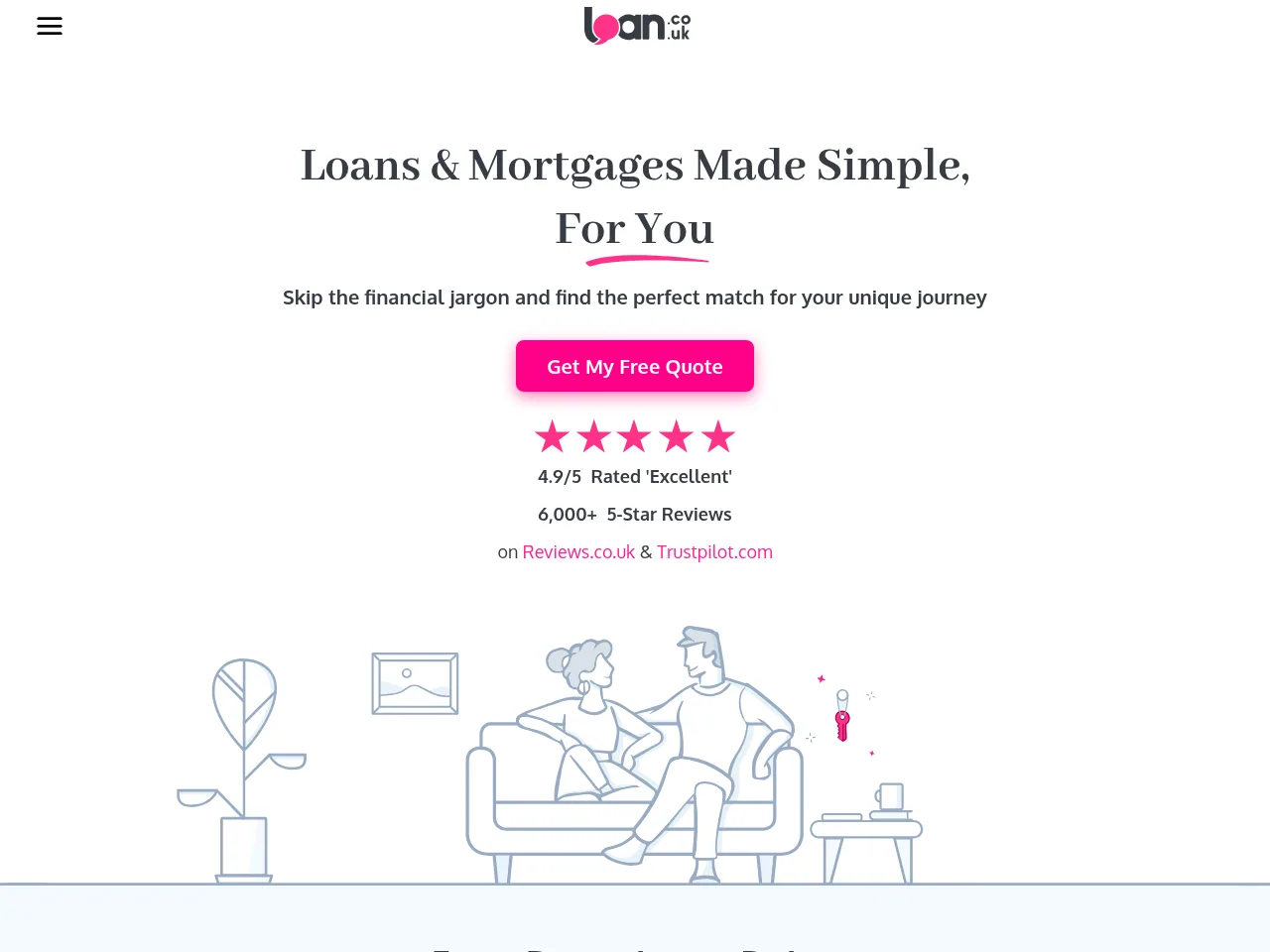 Loan.co.uk website preview