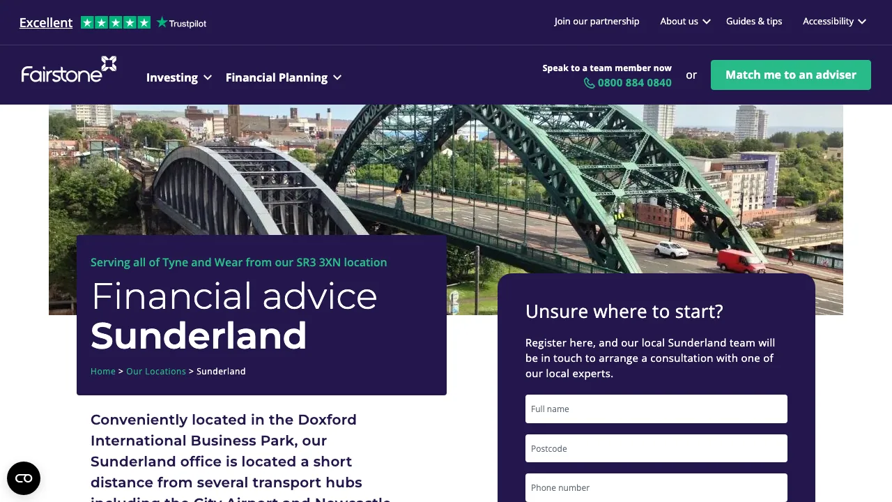 Fairstone website preview
