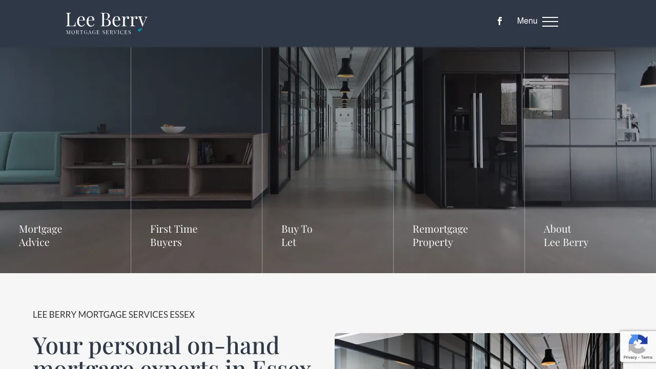 Lee Berry - Mortgage Services website preview