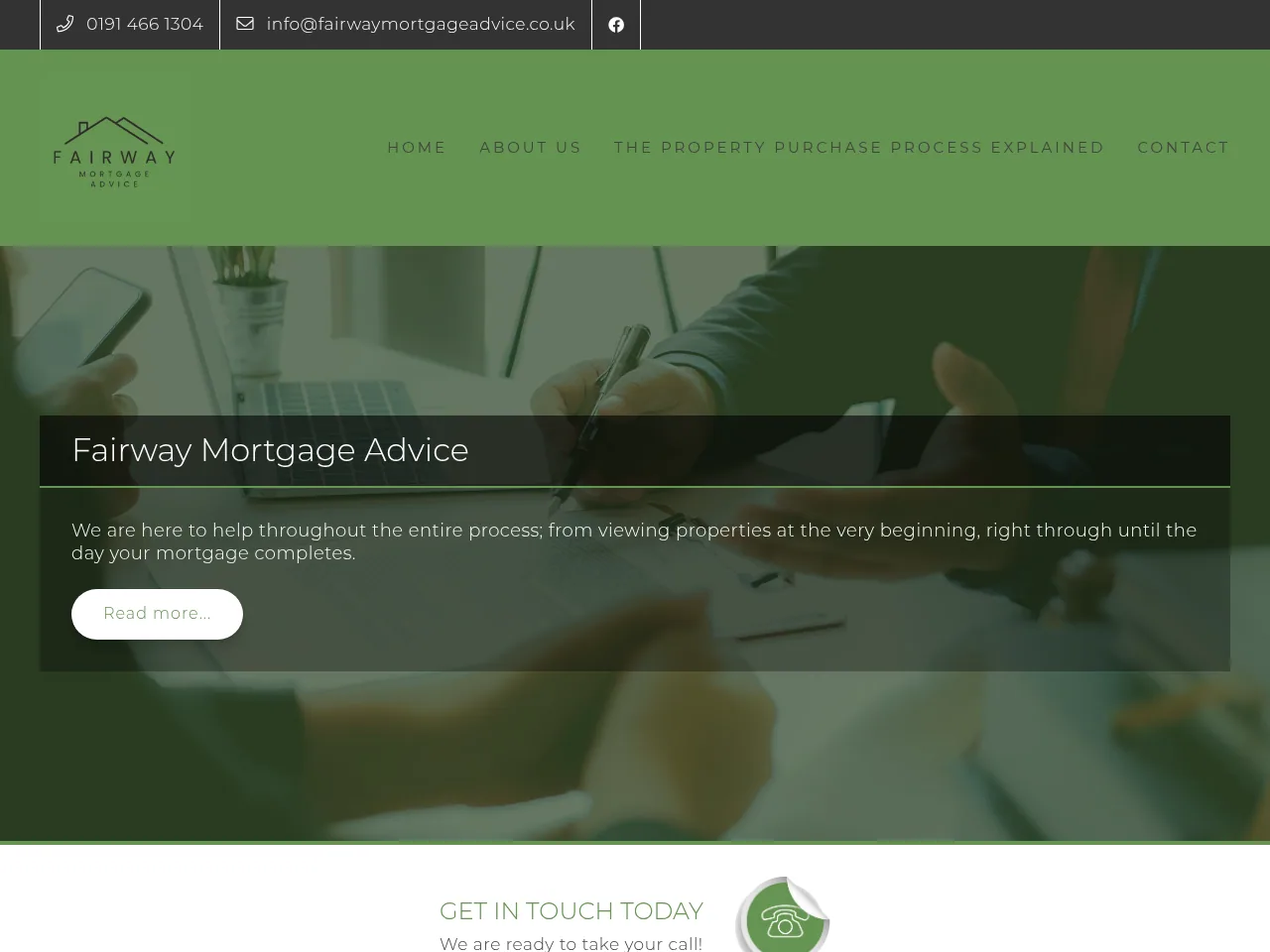 Fairway Mortgage Advice website preview