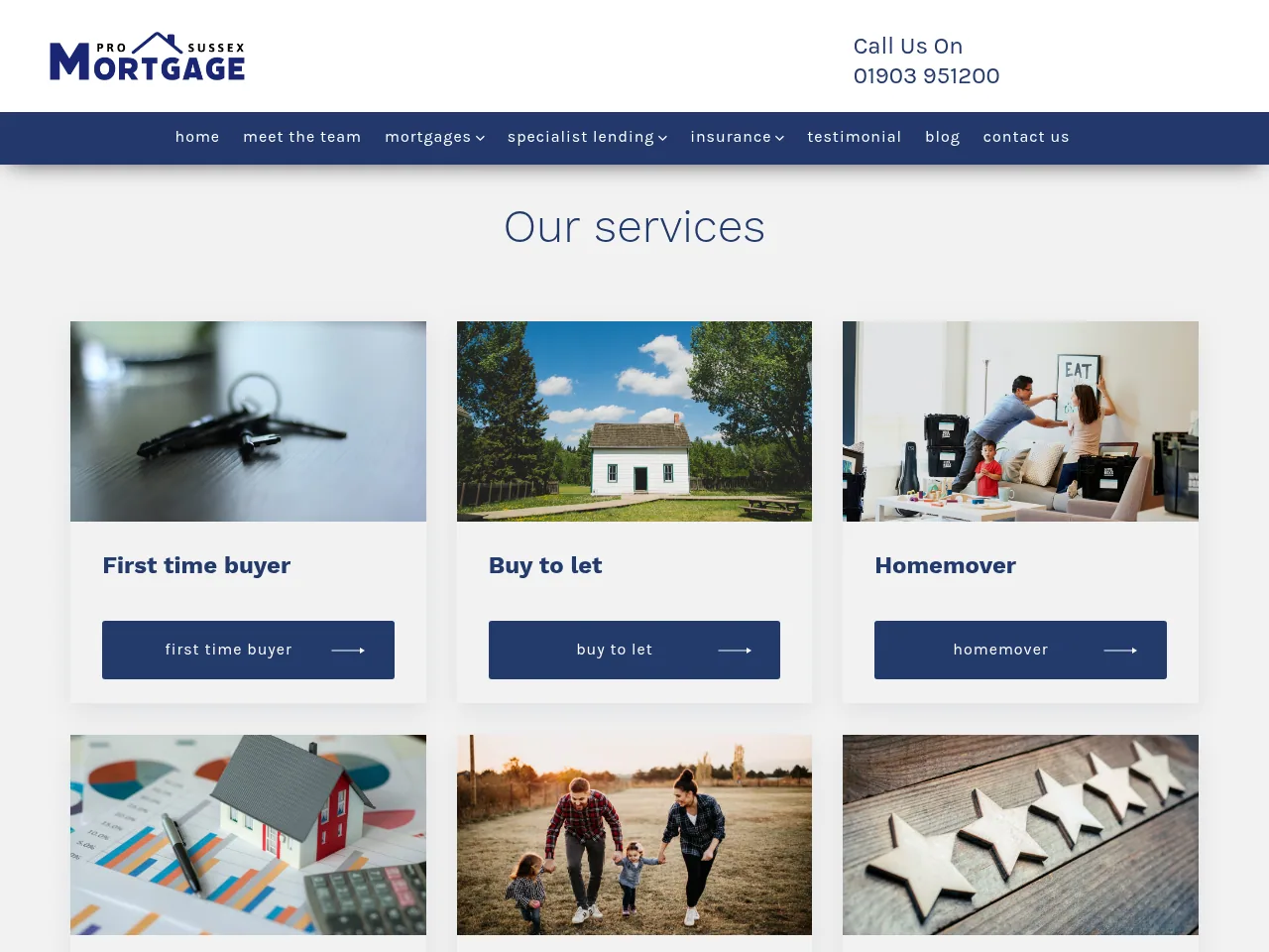Mortgage Pro Sussex website preview