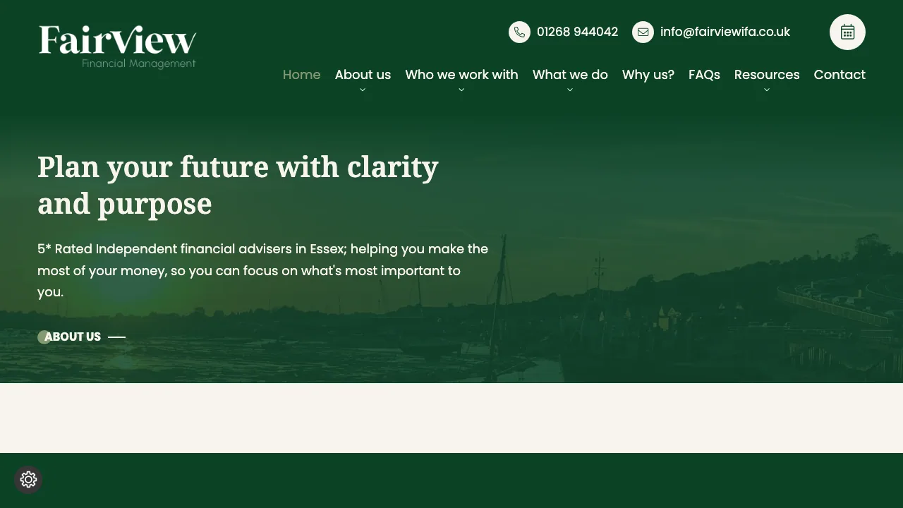 Fairview Financial Management Ltd website preview