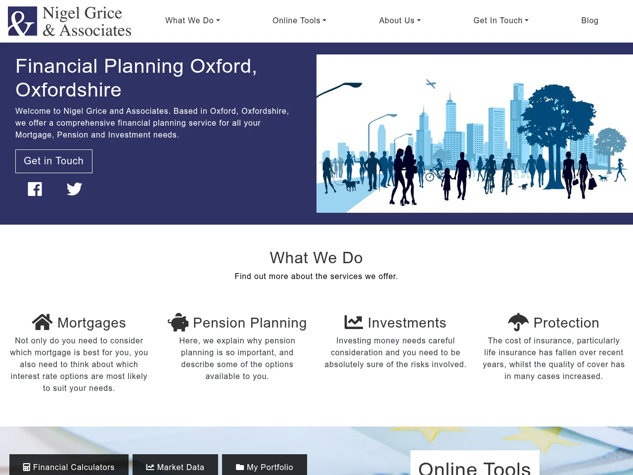 Nigel Grice & Associates website preview
