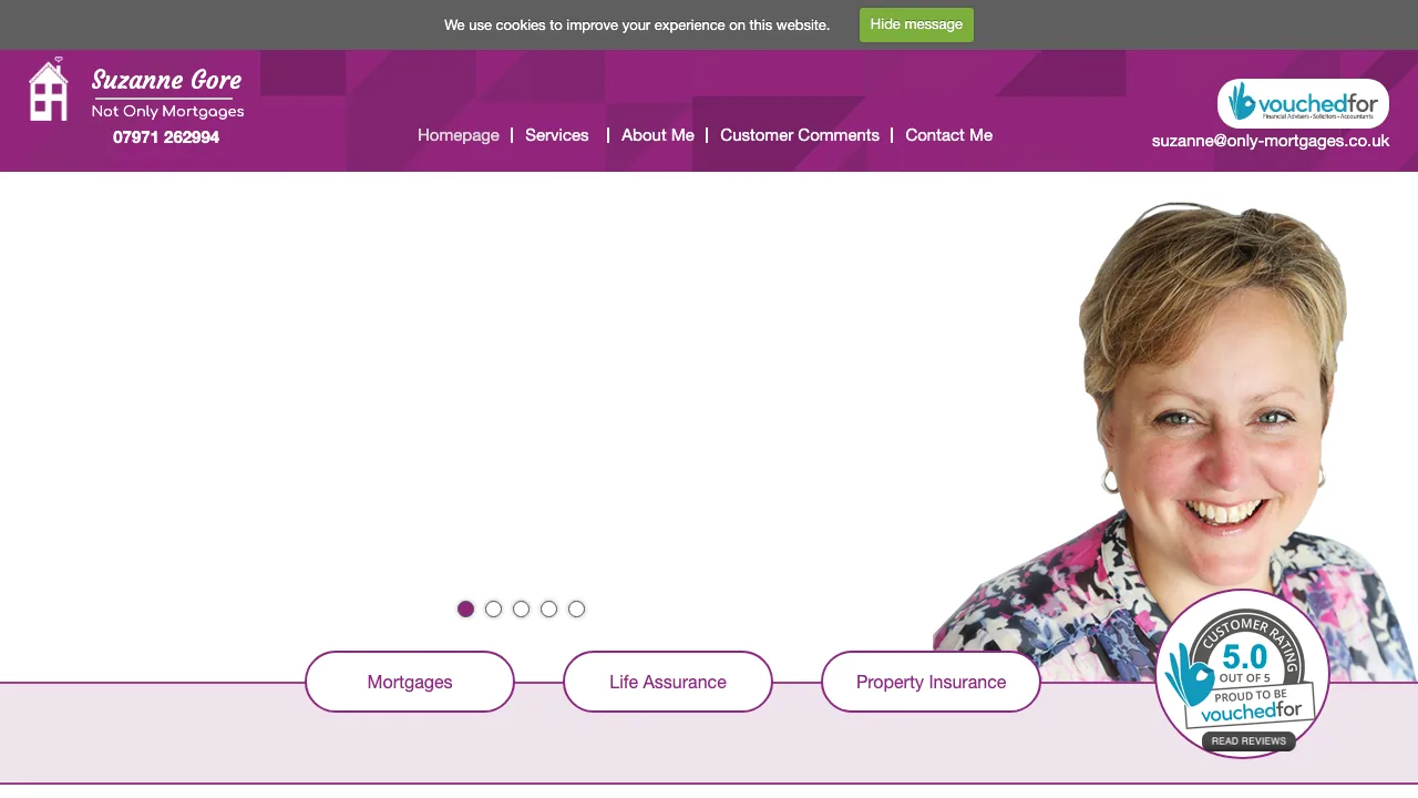 Not Only Mortgages website preview