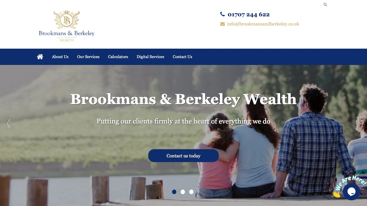 Brookmans & Berkeley Wealth Ltd website preview