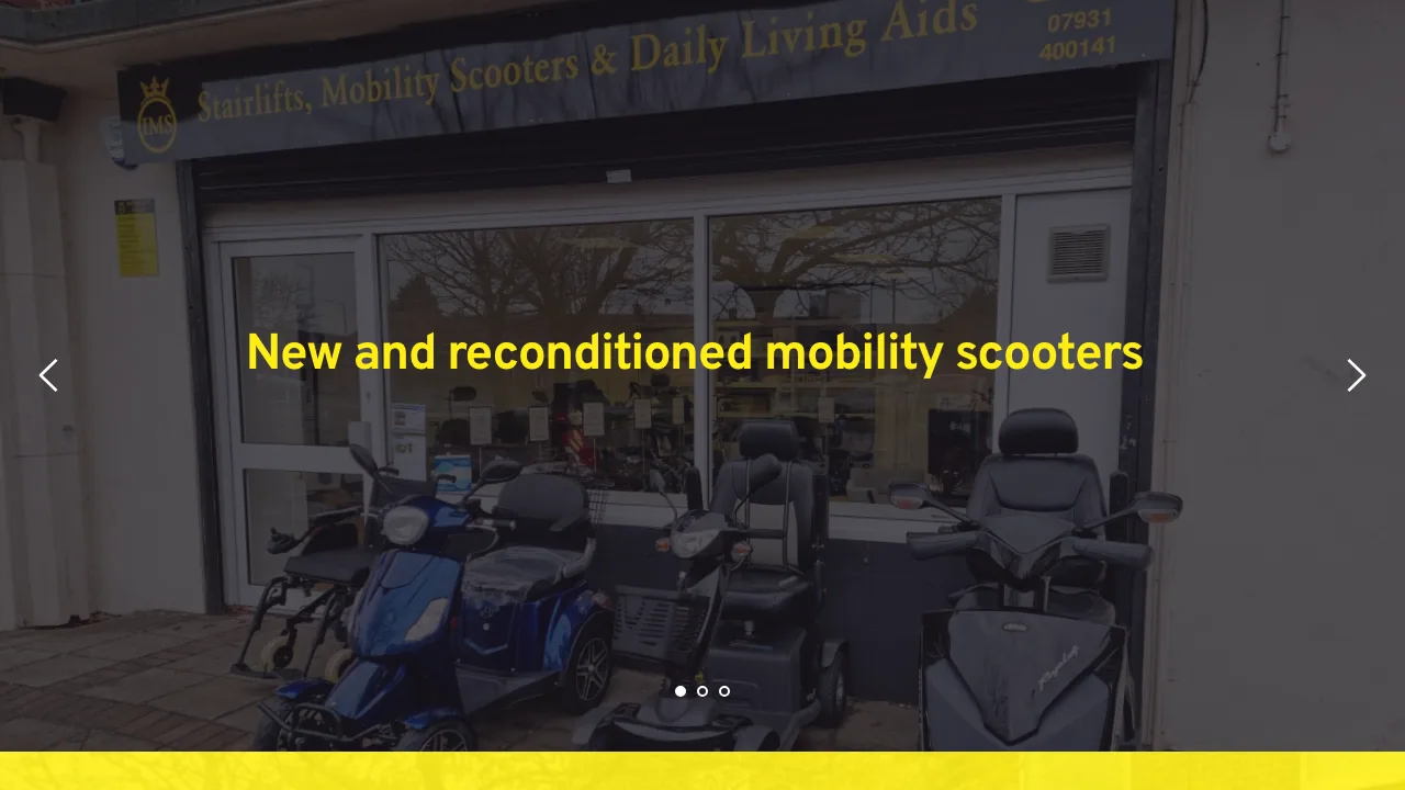 Independence and mobility specialists website preview