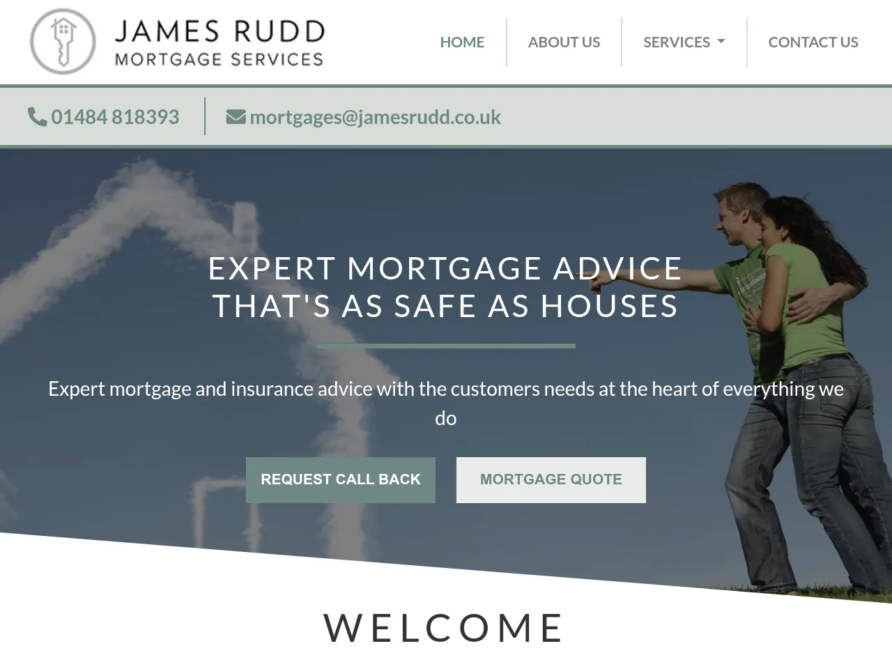 James Rudd Mortgage Services website preview