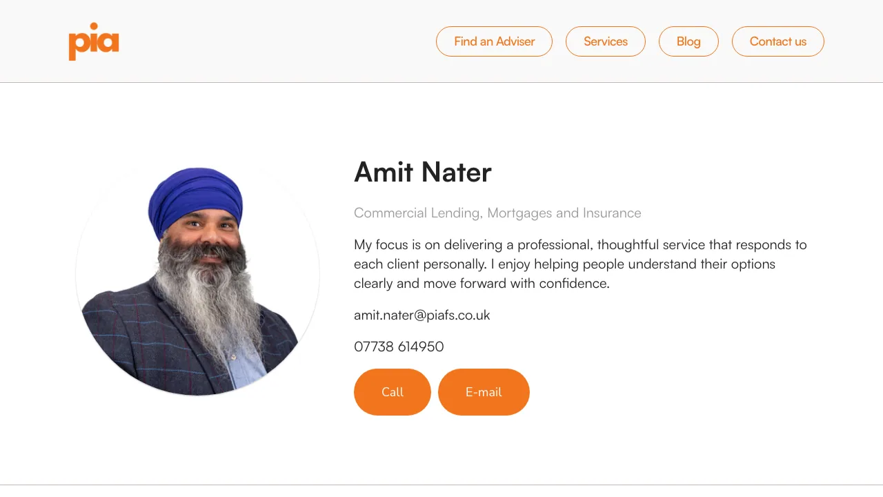 Amit Nater website preview