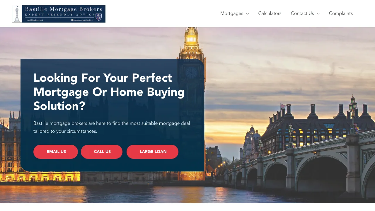 Bastille website preview