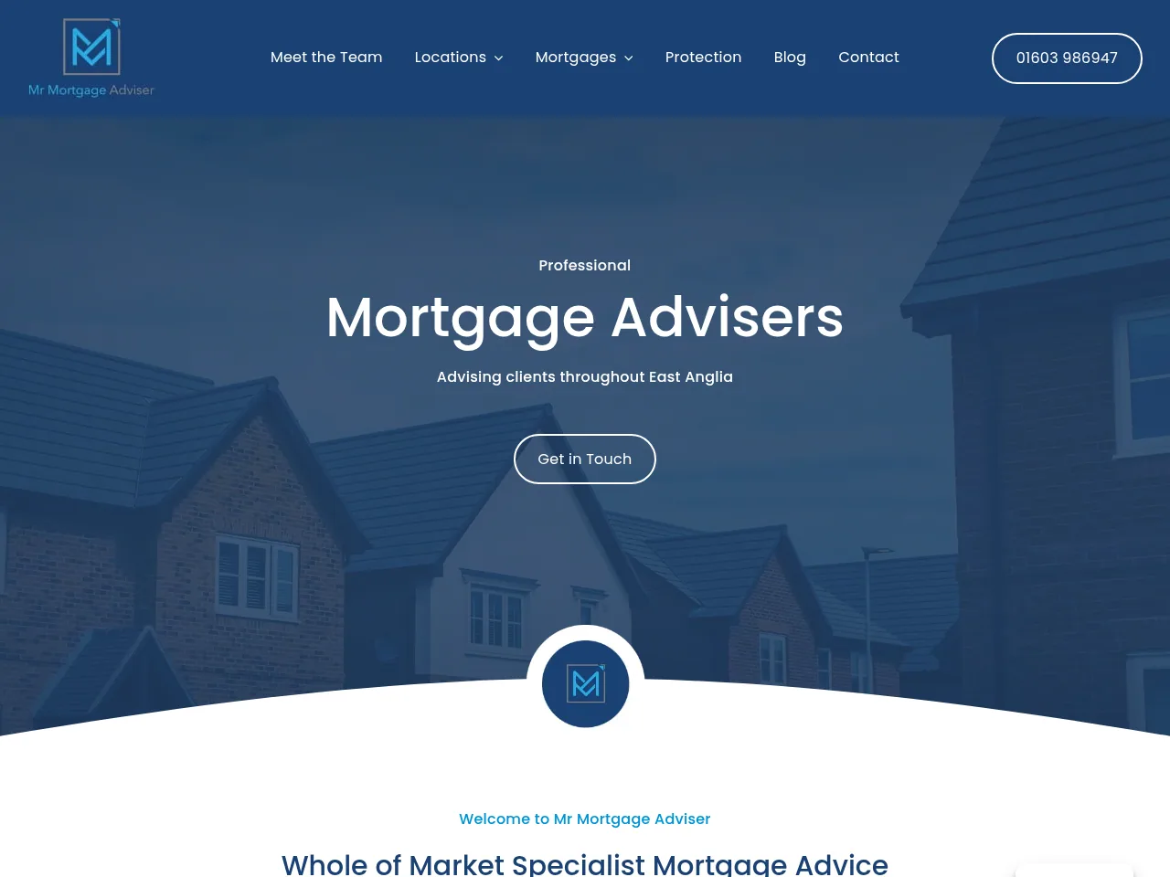 Mr Mortgage Adviser website preview