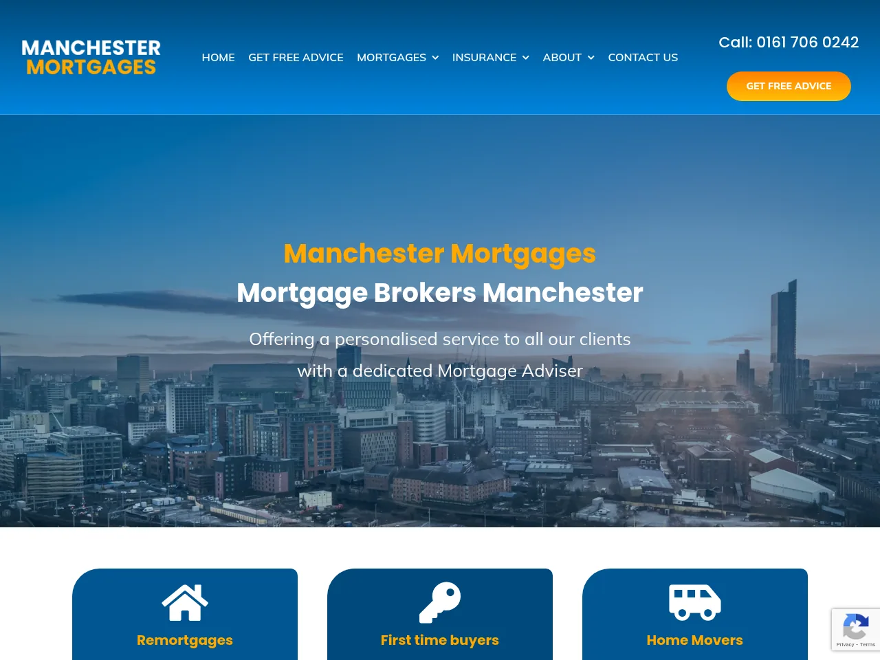 Manchester Mortgages website preview