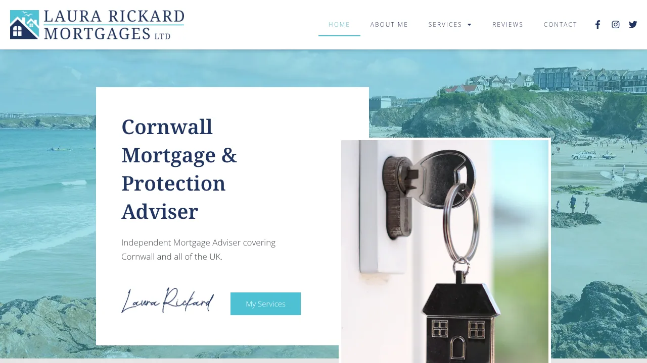 Laura Rickard Mortgages Ltd website preview